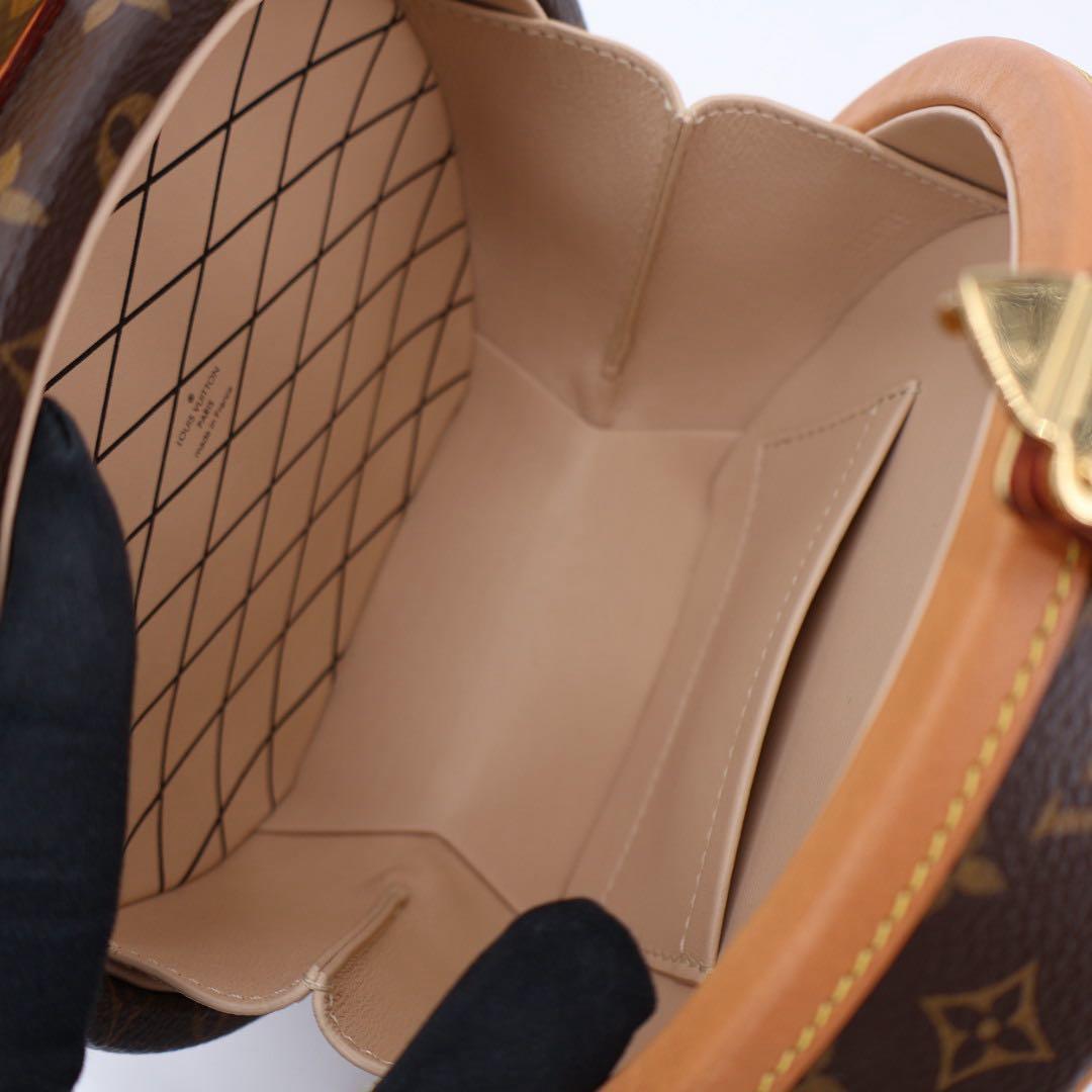 ルイヴィトン LOUIS VUITTON モノグラム プティット ボワット シャポー ブラウン M43514 モノグラムキャンバス レディース バッグ