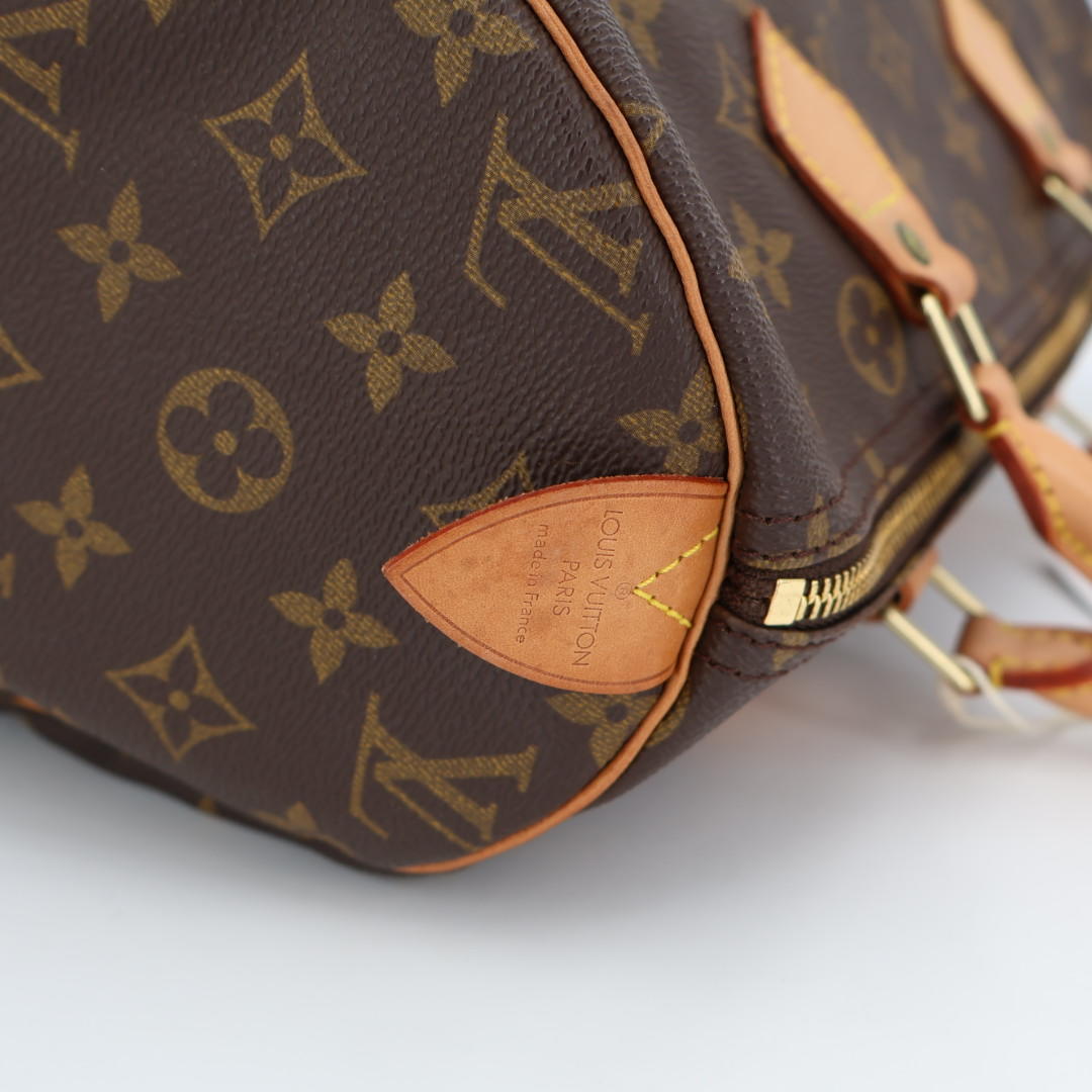 ルイ ヴィトン LOUIS VUITTON モノグラム スピーディ30 M41108 ハンドバッグ ブラウン
