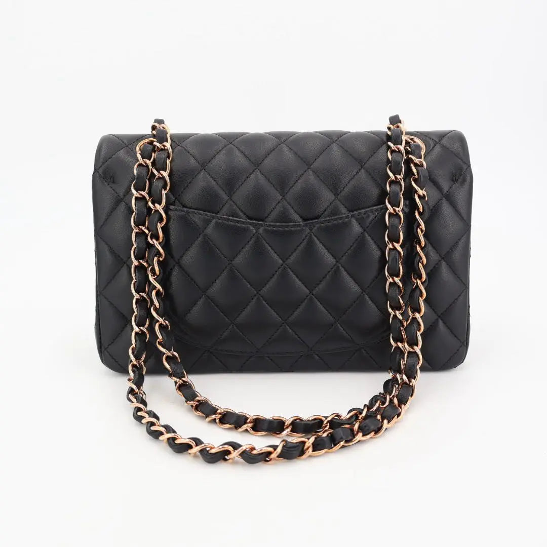 シャネル CHANEL ローズゴールド フラップバッグ 美品