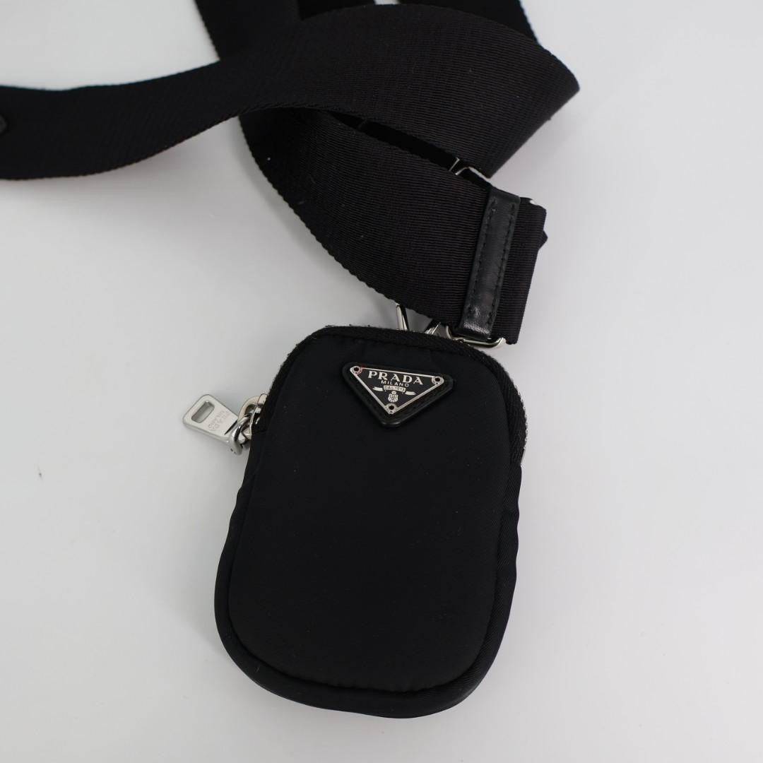 プラダ PRADA 1BC151 斜め掛け ショルダーバッグ NERO ブラック レディース 美品