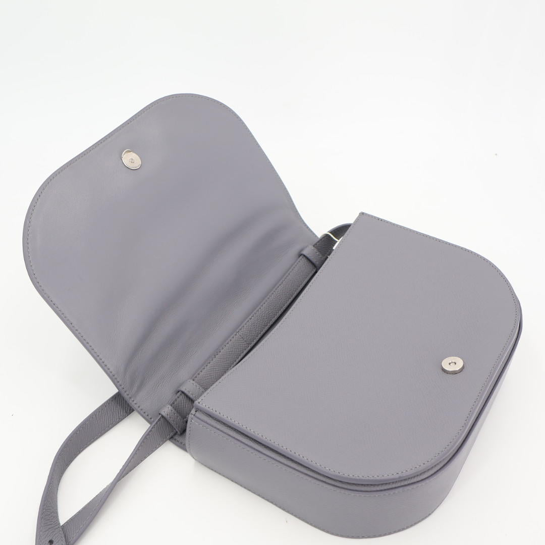 バレンシアガ BALENCIAGA ヴィル デイバッグ ショルダーバッグ レザー グレー 542207