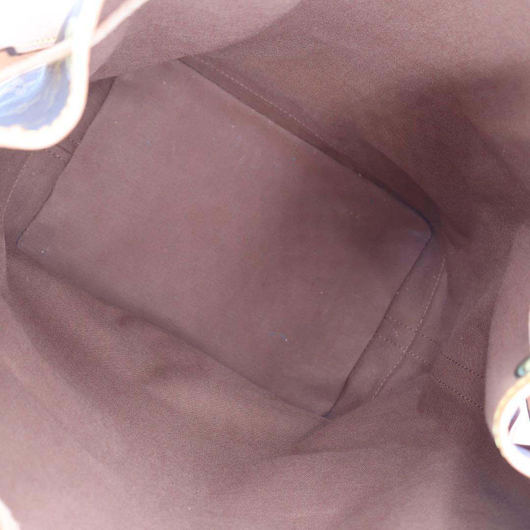 ルイ・ヴィトン LOUIS VUITTON モノグラム ノエ M42224 ブラウン PVC ショルダーバッグ
