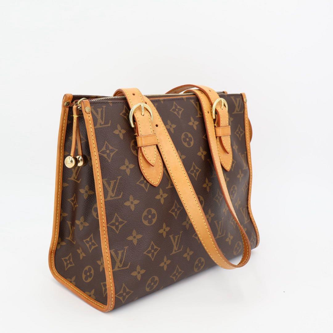 ルイ・ヴィトン LOUIS VUITTON モノグラム ポパンクール オ ワンショルダー トートバッグ M40007 ブラウン PVC ショルダーバッグ