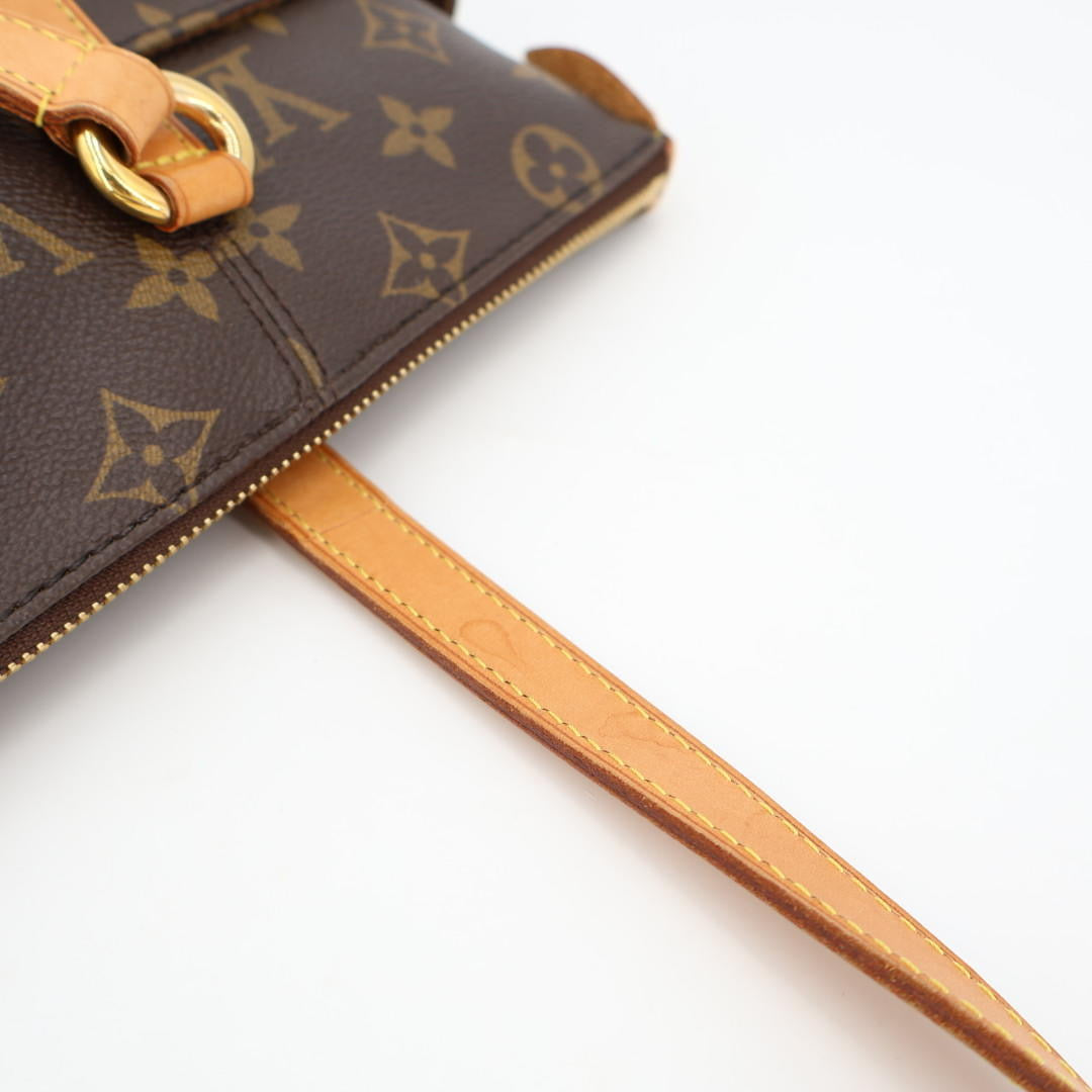 ルイ・ヴィトン LOUIS VUITTON モノグラム トータリーPM M41016 ブラウン PVC トートバッグ