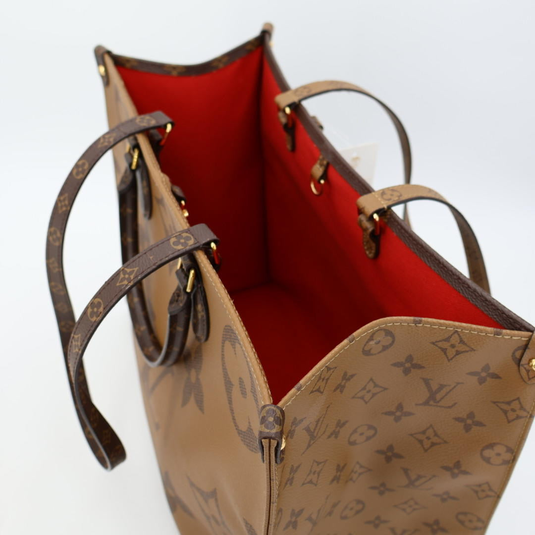 LOUIS VUITTON 2WAY トートバッグ オンザゴーGM モノグラム