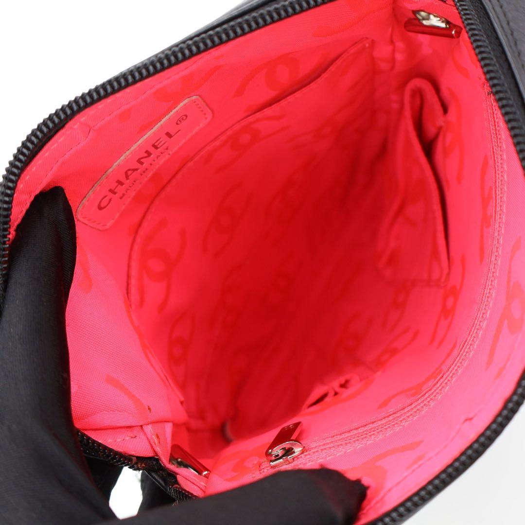 シャネル CHANEL カンボンライン スモールポシェットA 25177 レディース ショルダーバッグ