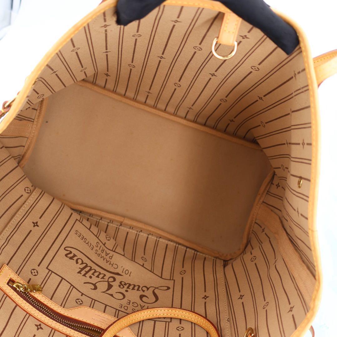 ルイ・ヴィトン LOUIS VUITTON モノグラム ネヴァーフルMM M40156 ブラウン PVC トートバッグ