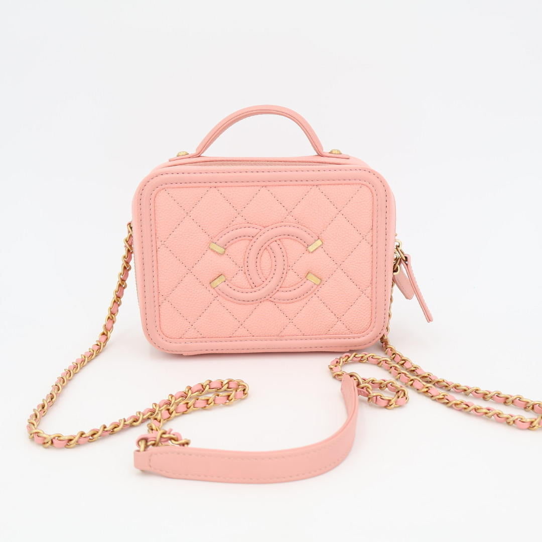 シャネル CHANEL CCフィリグリーヴァニティーケース