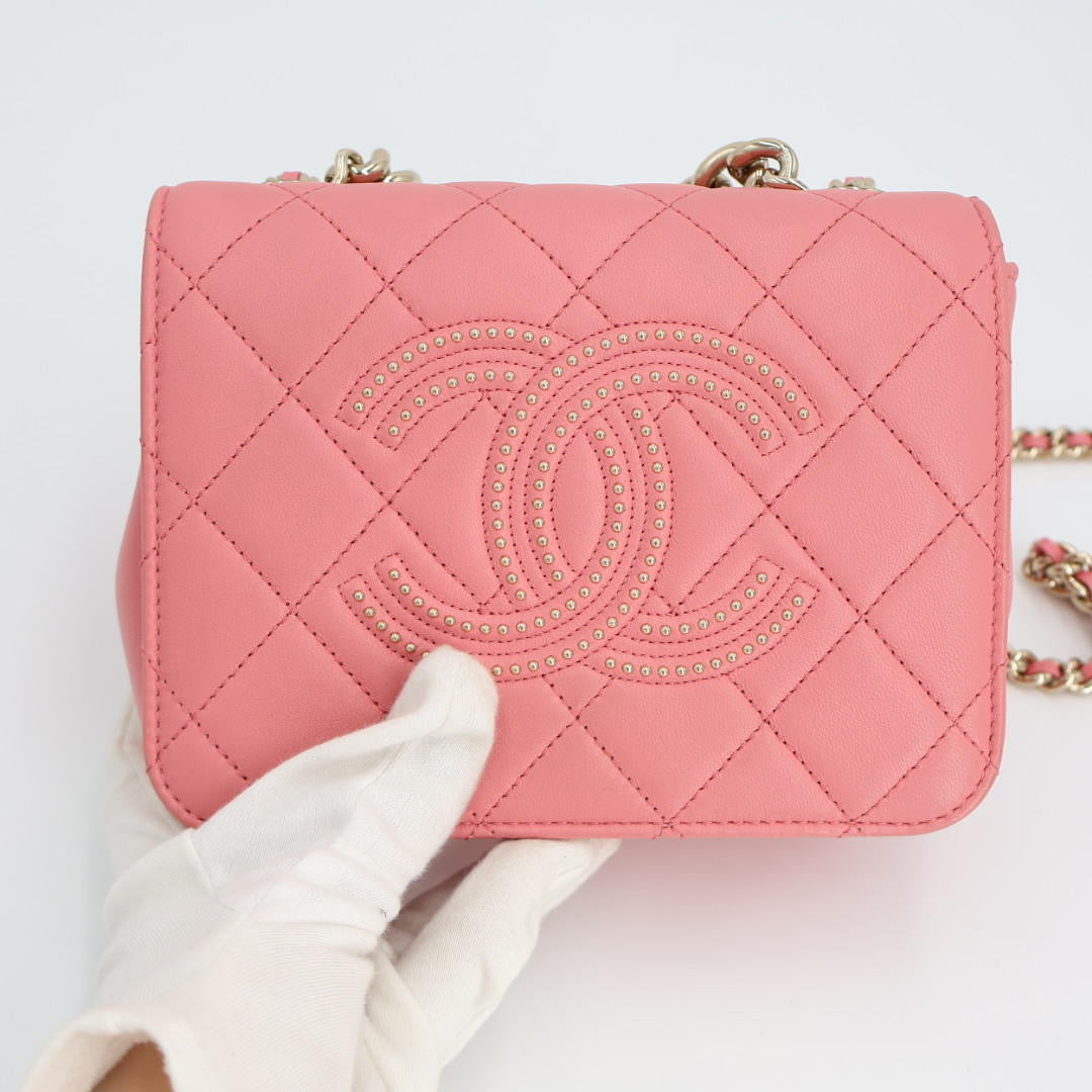 シャネル CHANEL チェーンショルダーバッグ マトラッセ ココマーク