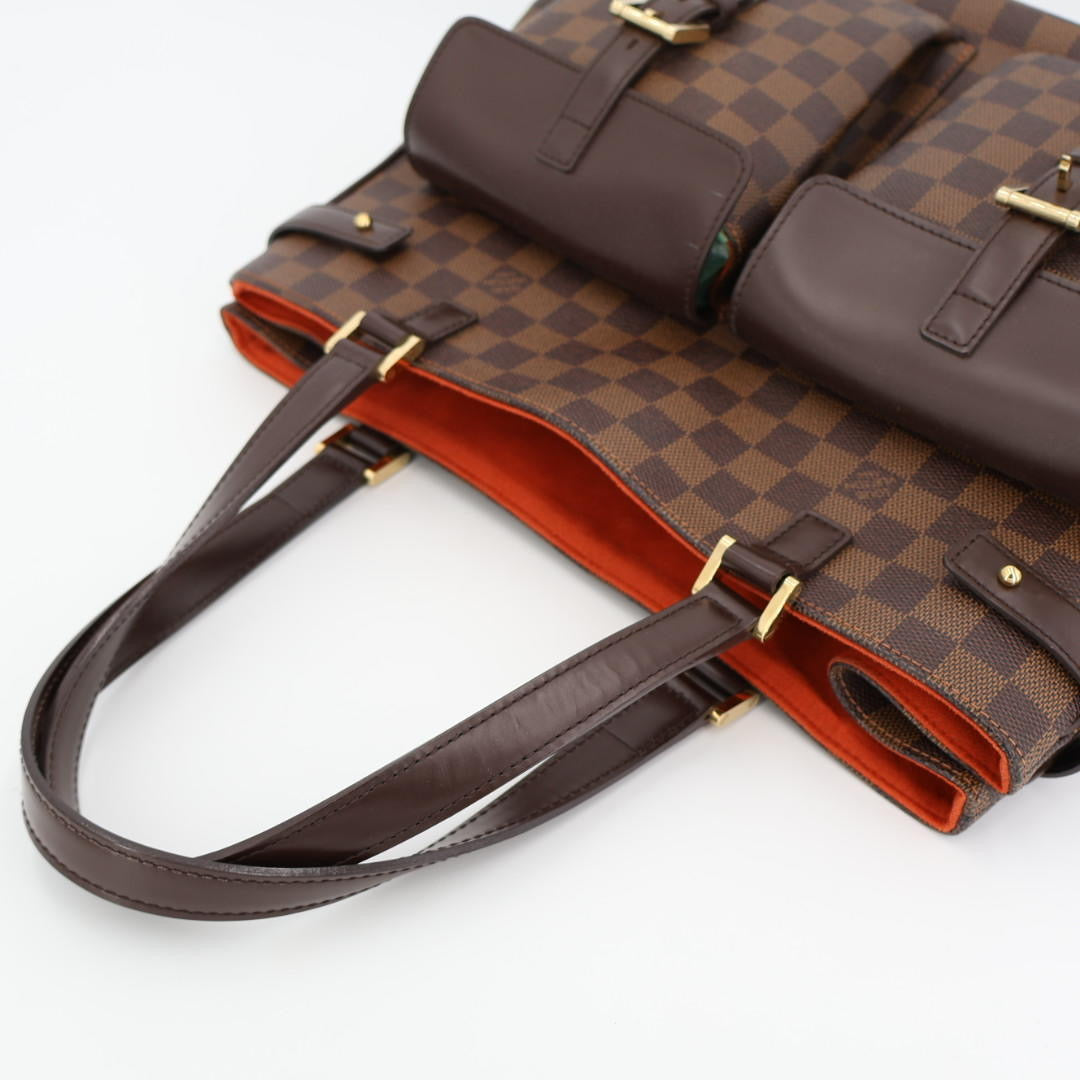 ルイヴィトン LOUIS VUITTON ユゼス ダミエ エベヌ トートバッグ ダミエキャンバス レディース