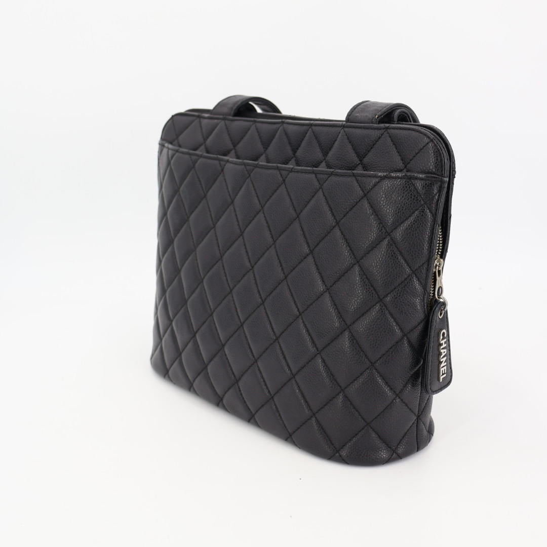 シャネル CHANEL マトラッセ キャビアスキン ショルダーバッグ