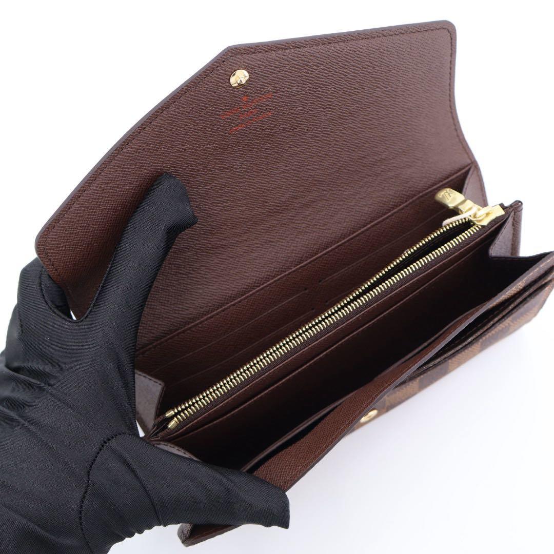 ルイヴィトン LOUIS VUITTON ダミエ ポルトフォイユ・サラ ダミエ 財布 N63209