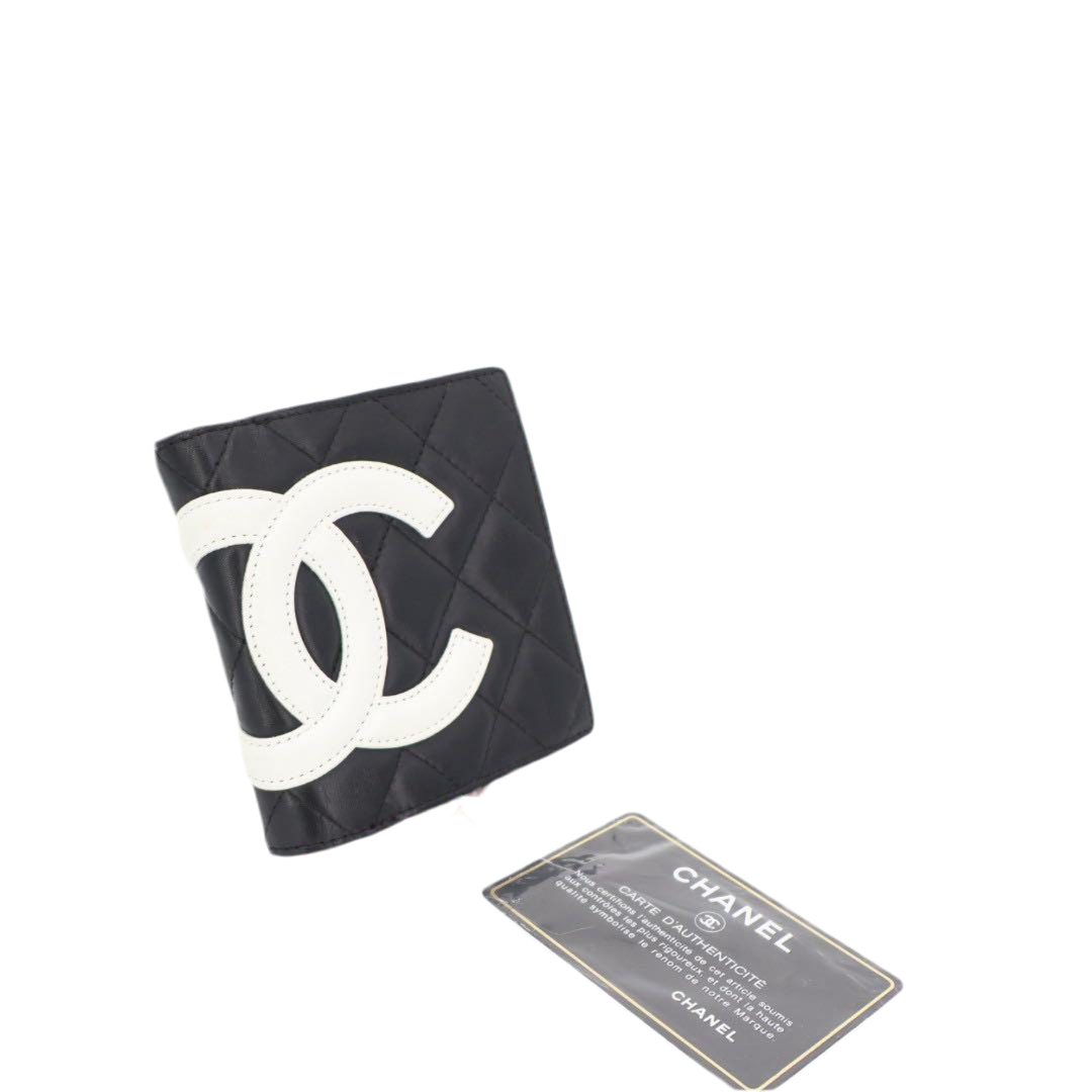 シャネル CHANEL カンボンライン 二つ折り財布（小銭入れあり） レザー レディース