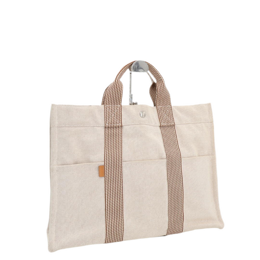 HERMES エルメス ニューフールトゥ MM トートバッグ アイボリ