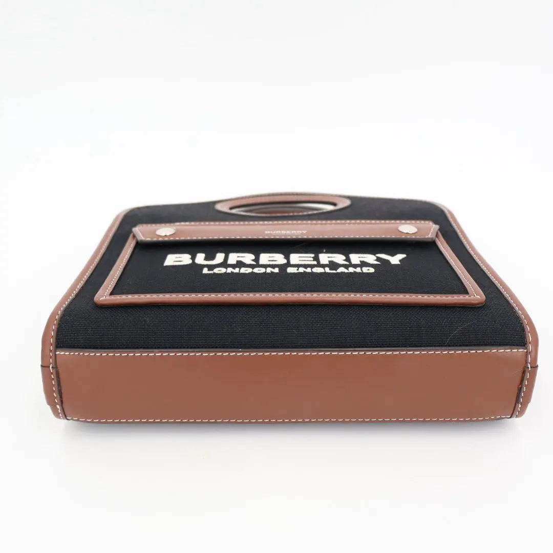 バーバリー BURBERRY ロゴ ミニポケット トートバッグ