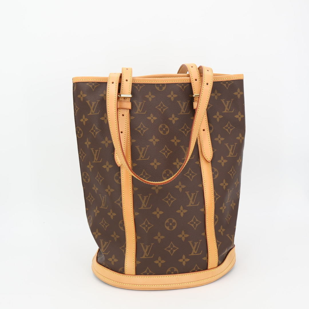 ルイヴィトン LOUIS VUITTON GM M42236 トートバッグ モノグラムキャンバス/ヌメ革 ブラウン