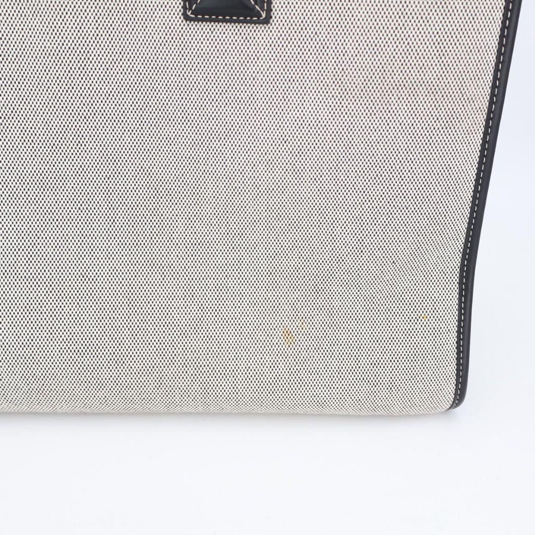 バーバリー BURBERRY フレヤ トートバッグ ミディアム 8044128 グレー ブラック ツートン ホースフェリー ハンドバッグ