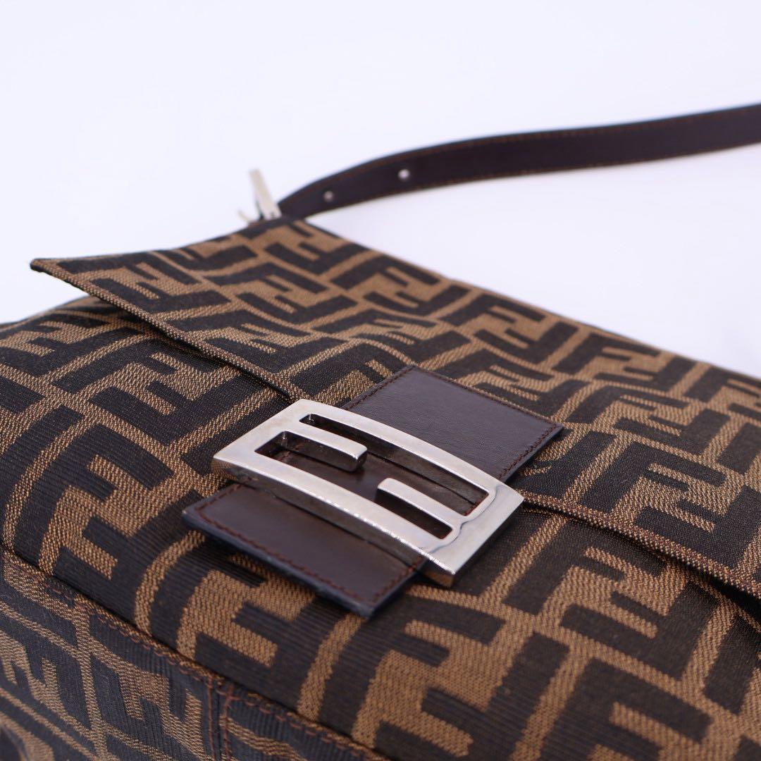 フェンディ FENDI ズッカ柄 マンマバケット セミショルダーバッグ