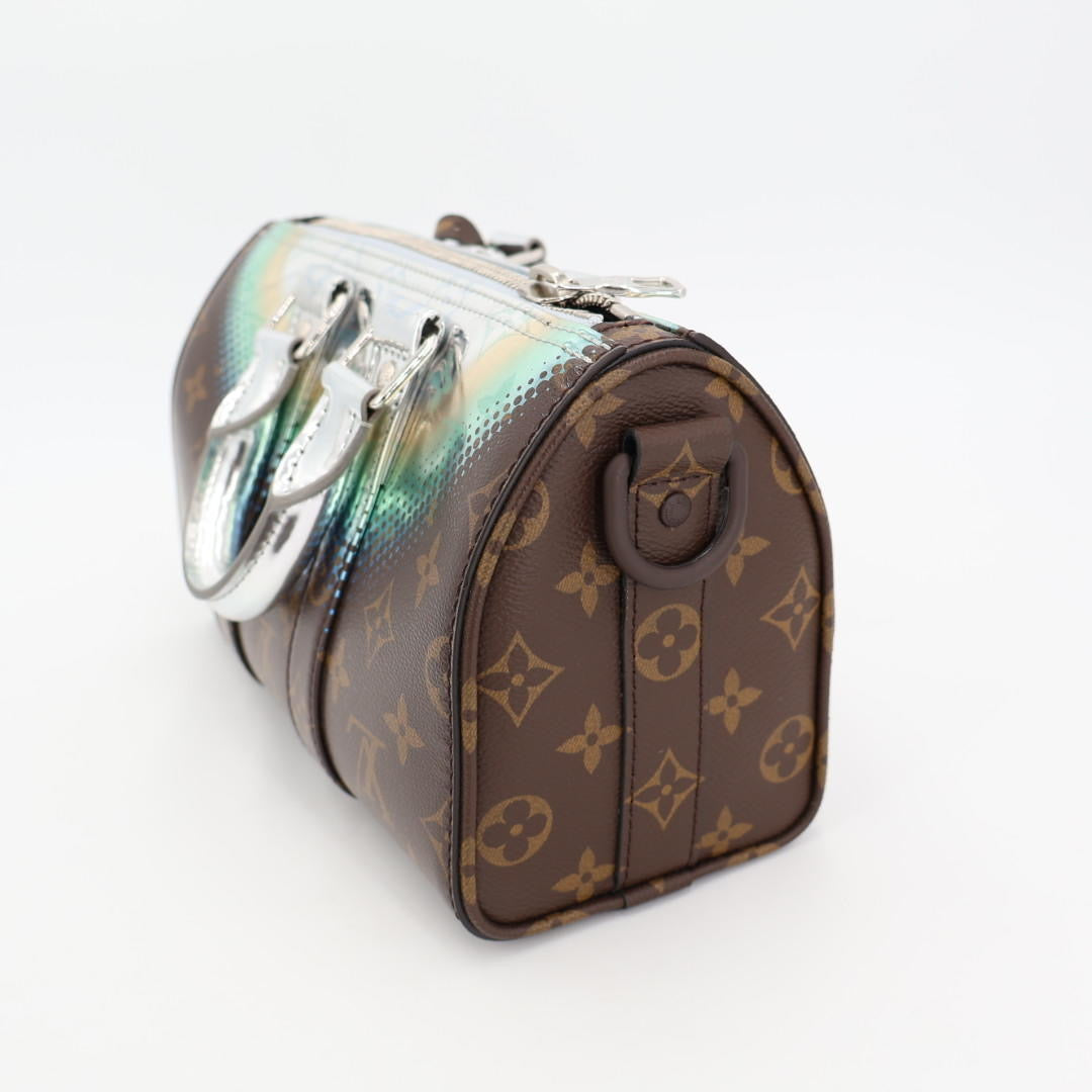 ヴィトン Louis Vuitton M23119 キーポル・バンドリエール25 モノグラム メタリック・ネビュラ 2WAYバッグ