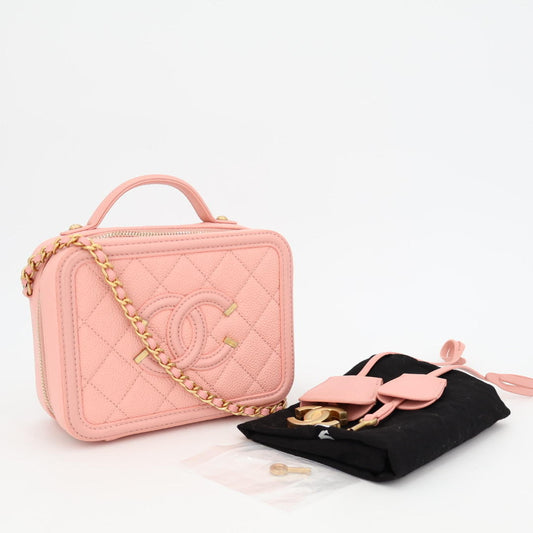 シャネル CHANEL CCフィリグリーヴァニティーケース