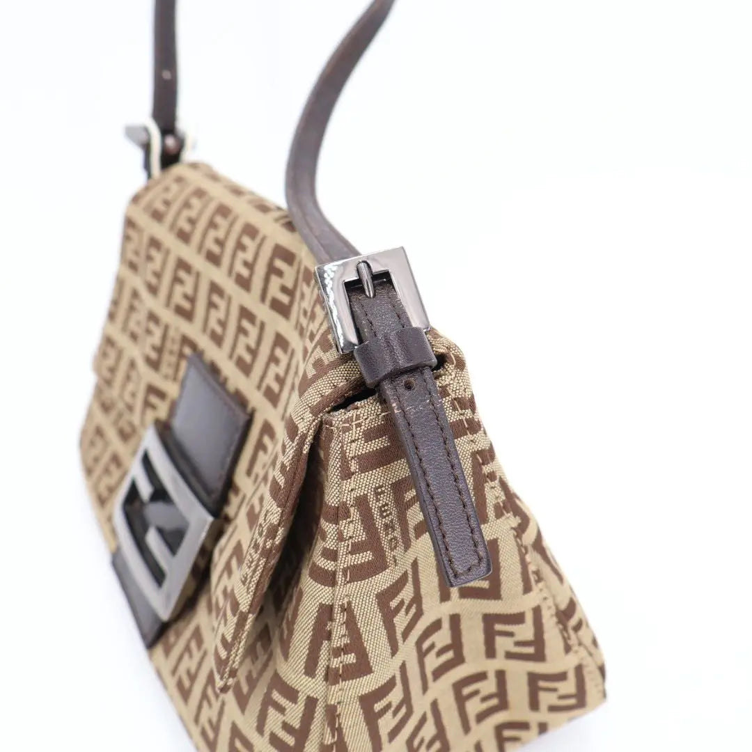 フェンディ FENDI ズッキーノ柄 ミニマンマバケットバッグ レディース セミショルダーバッグ