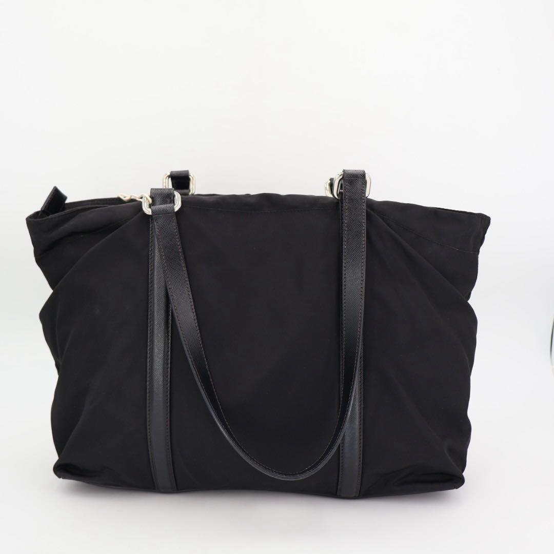プラダ PRADA ハンドバッグ トートバッグ ブラック ナイロン レディース