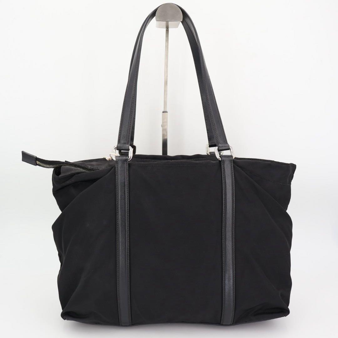 プラダ PRADA ハンドバッグ トートバッグ ブラック ナイロン レディース