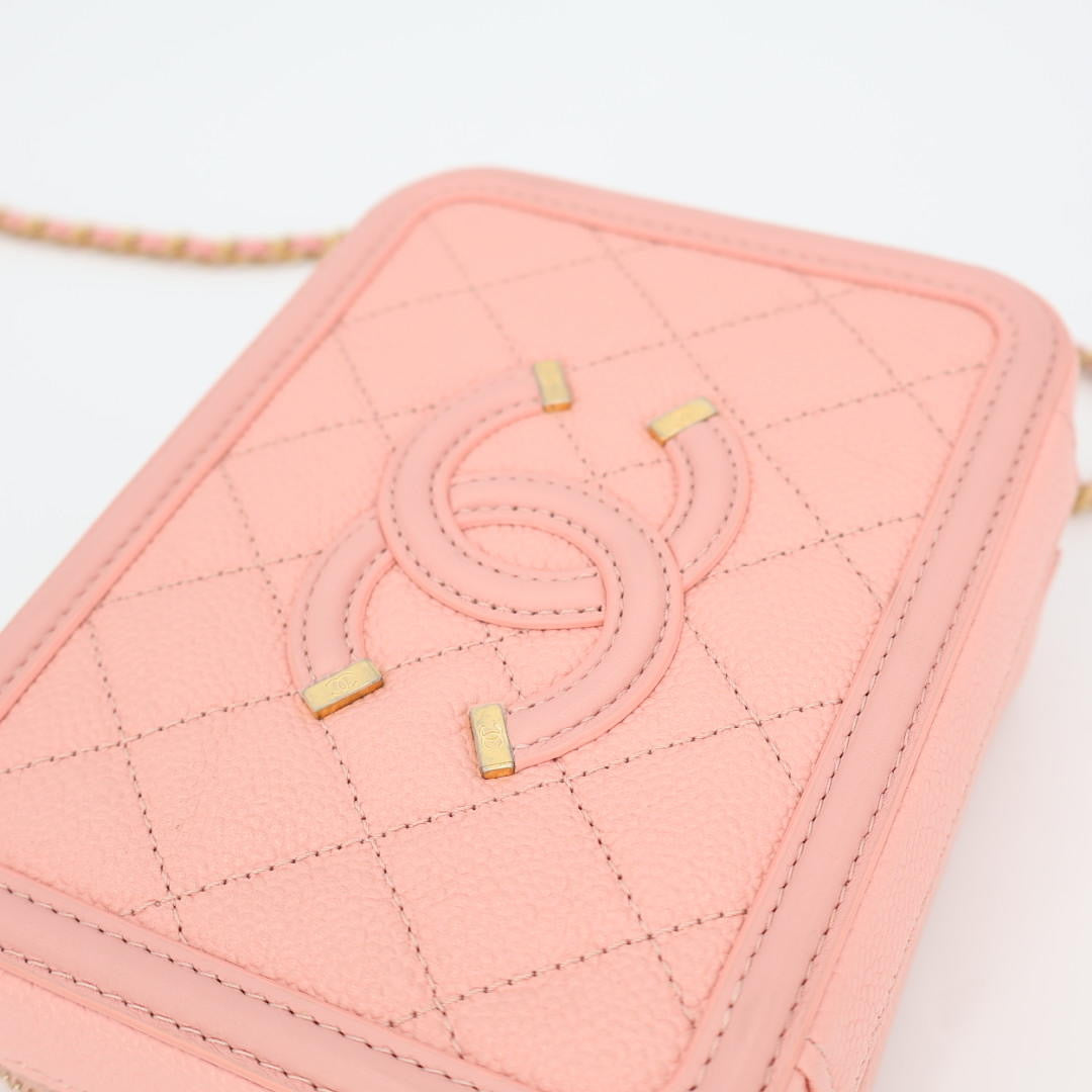 シャネル CHANEL CCフィリグリーヴァニティーケース