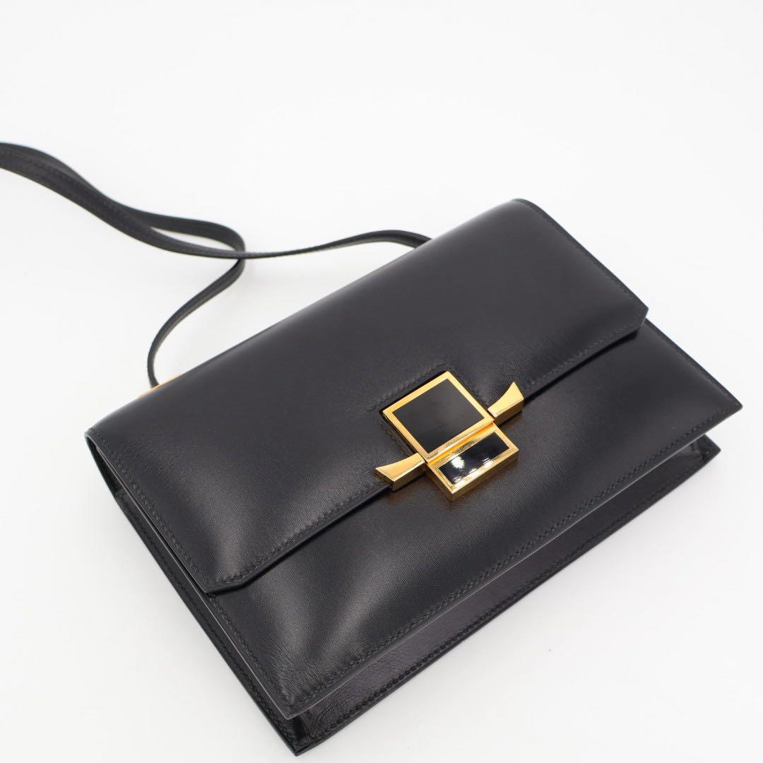 エルメス HERMES ヴィンテージ レザー ショルダーバッグ