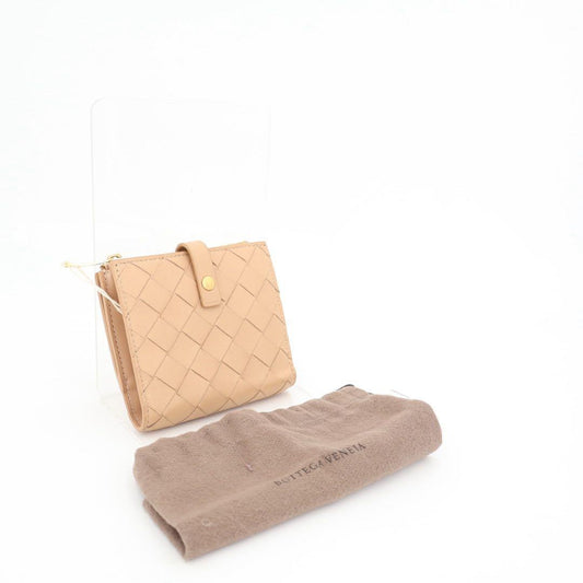 ボッテガ·ヴェネタBOTTEGA VENETA スモール 二つ折りファスナーウォレット