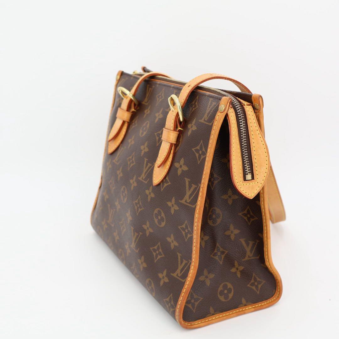 ルイ・ヴィトン LOUIS VUITTON モノグラム ポパンクール オ ワンショルダー トートバッグ M40007 ブラウン PVC ショルダーバッグ
