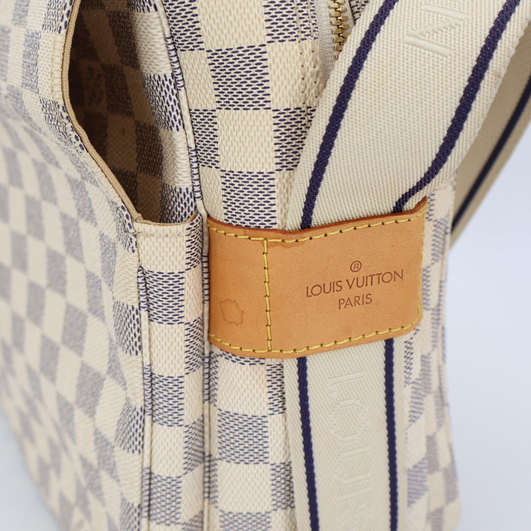 ルイ ヴィトン LOUIS VUITTON ダミエ アズール ナヴィグリオ N51189 ユニセックス ショルダーバッグ