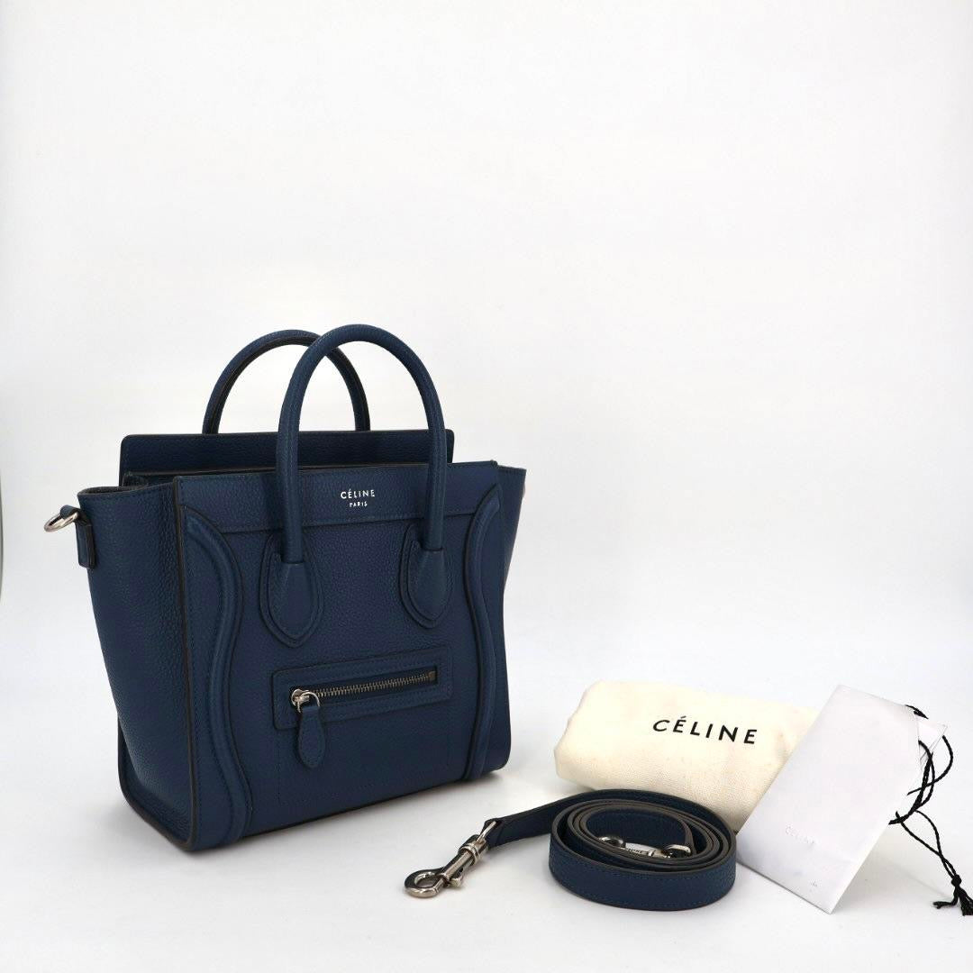 CELINE ラゲージ ナノショッパー ショルダーバッグ ハンドバッグ 2way