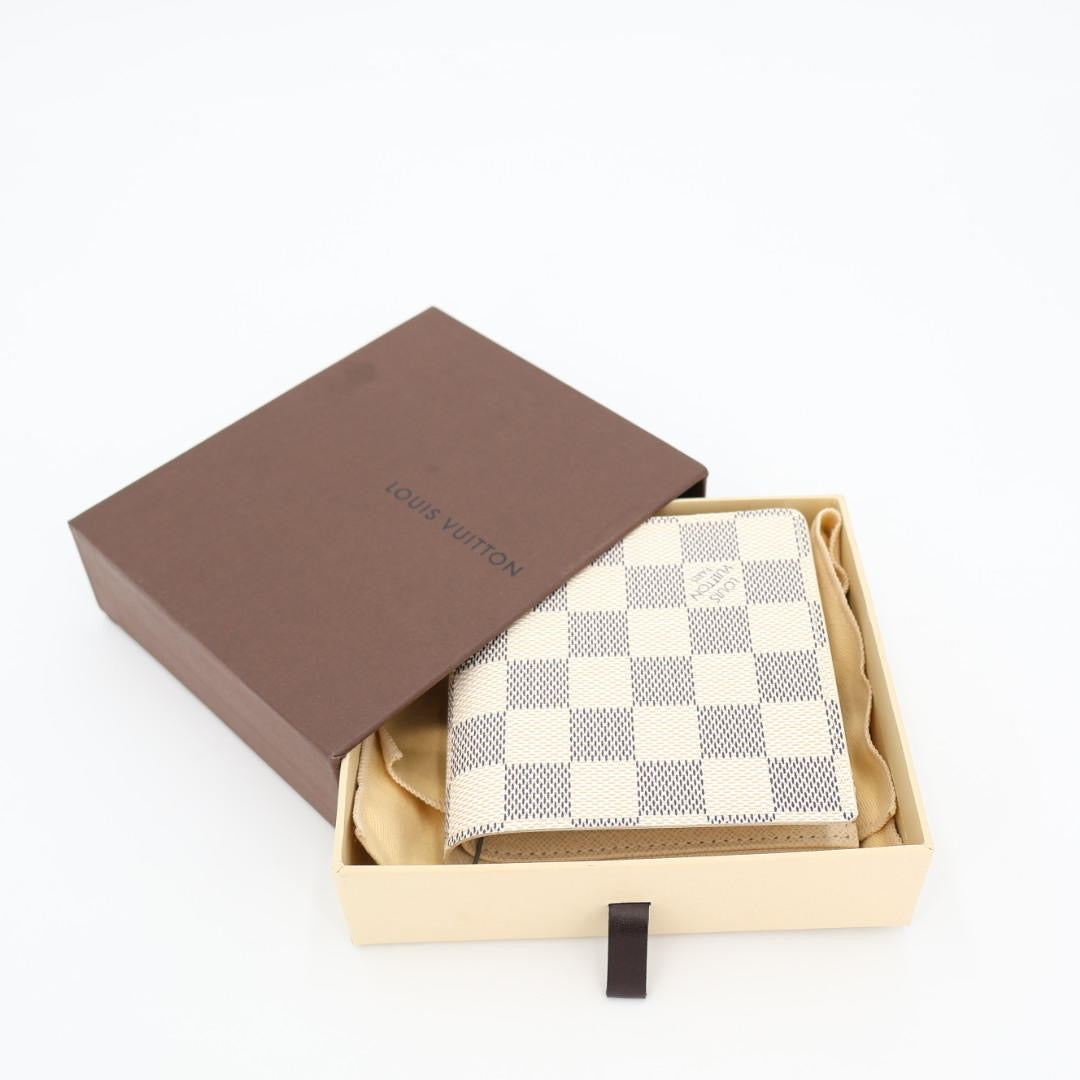 ルイヴィトン LOUIS VUITTON ポルトフォイユ マルコ 二つ折り財布 ダミエ