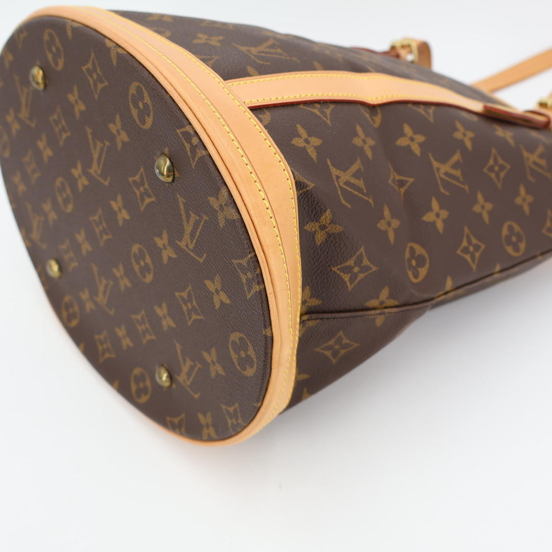 ルイヴィトン LOUIS VUITTON GM M42236 トートバッグ モノグラムキャンバス/ヌメ革 ブラウン