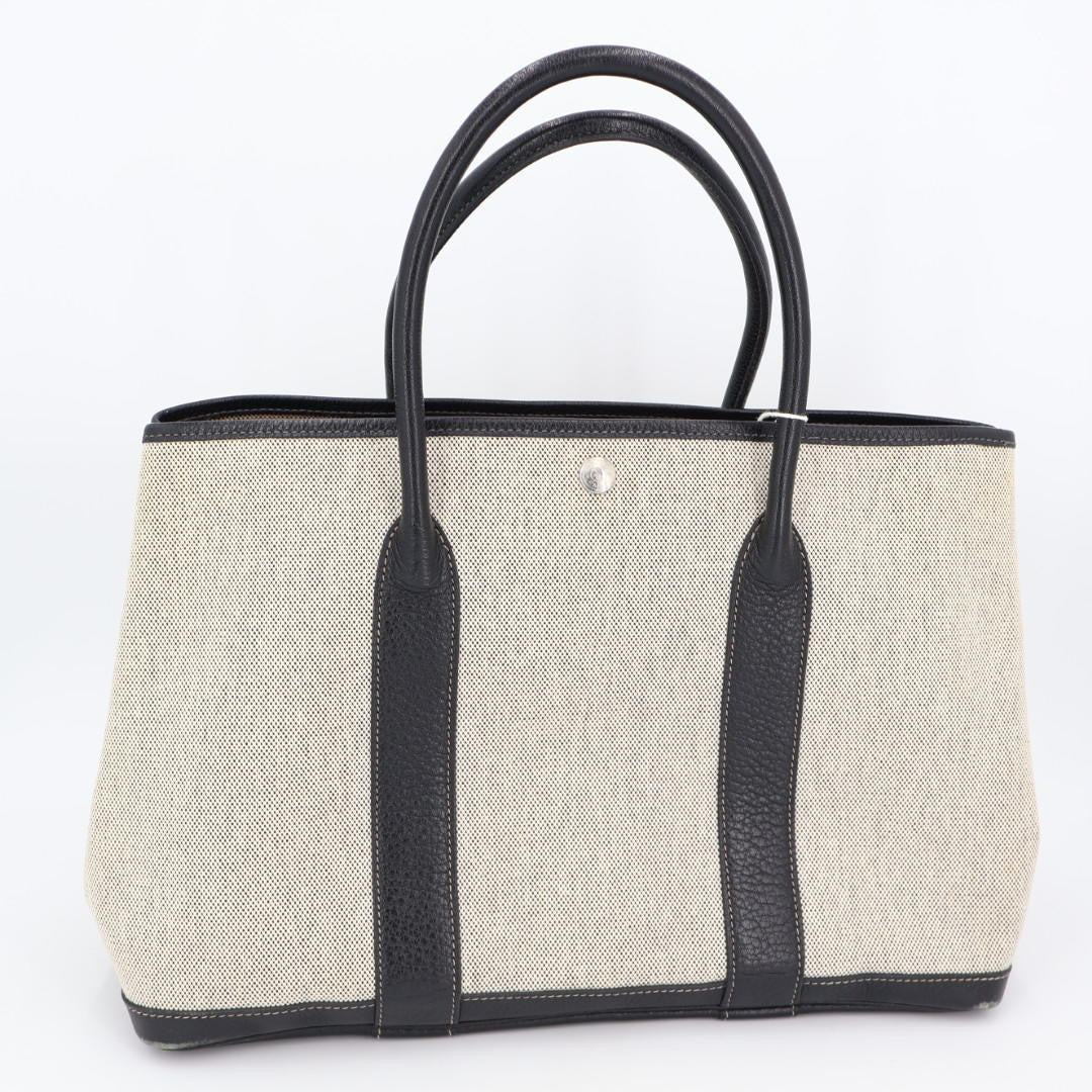 エルメス HERMES ガーデンパーティー トワルアッシュ　トートバッグ
