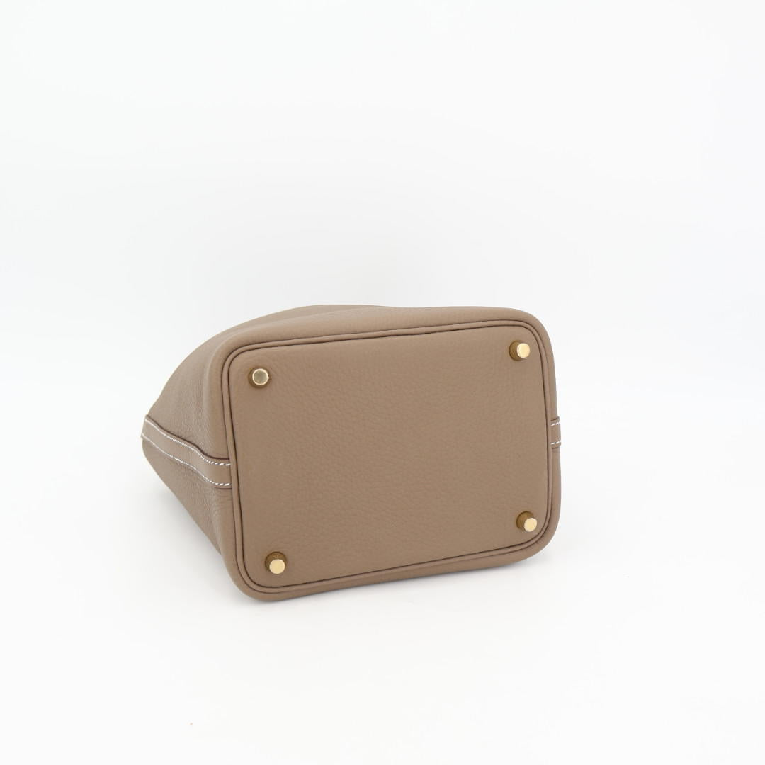 エルメス HERMES ﾋﾟｺﾀﾝﾛｯｸPM ﾄﾘﾖﾝｸﾚﾏﾝｽ G金具 W刻 ｴﾄｩｰﾌﾟ