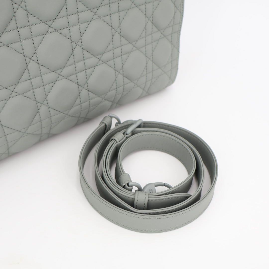 クリスチャンディオール Christian Dior レディディオール カナージュ ラージ レザー 2WAYハンドバッグ