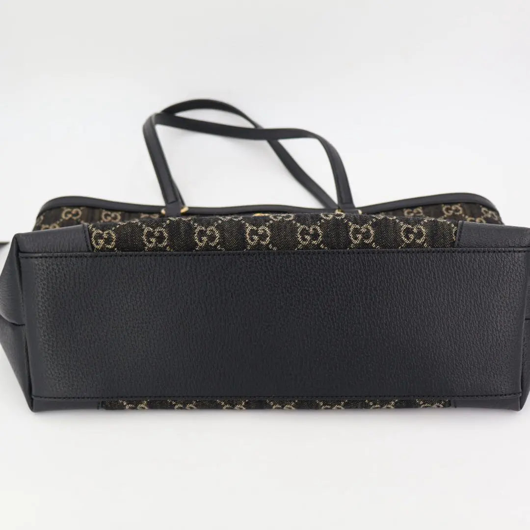 グッチ GUCCI オフィディア ミディアム トートバッグ 631685 ブラック GGジャカードデニム