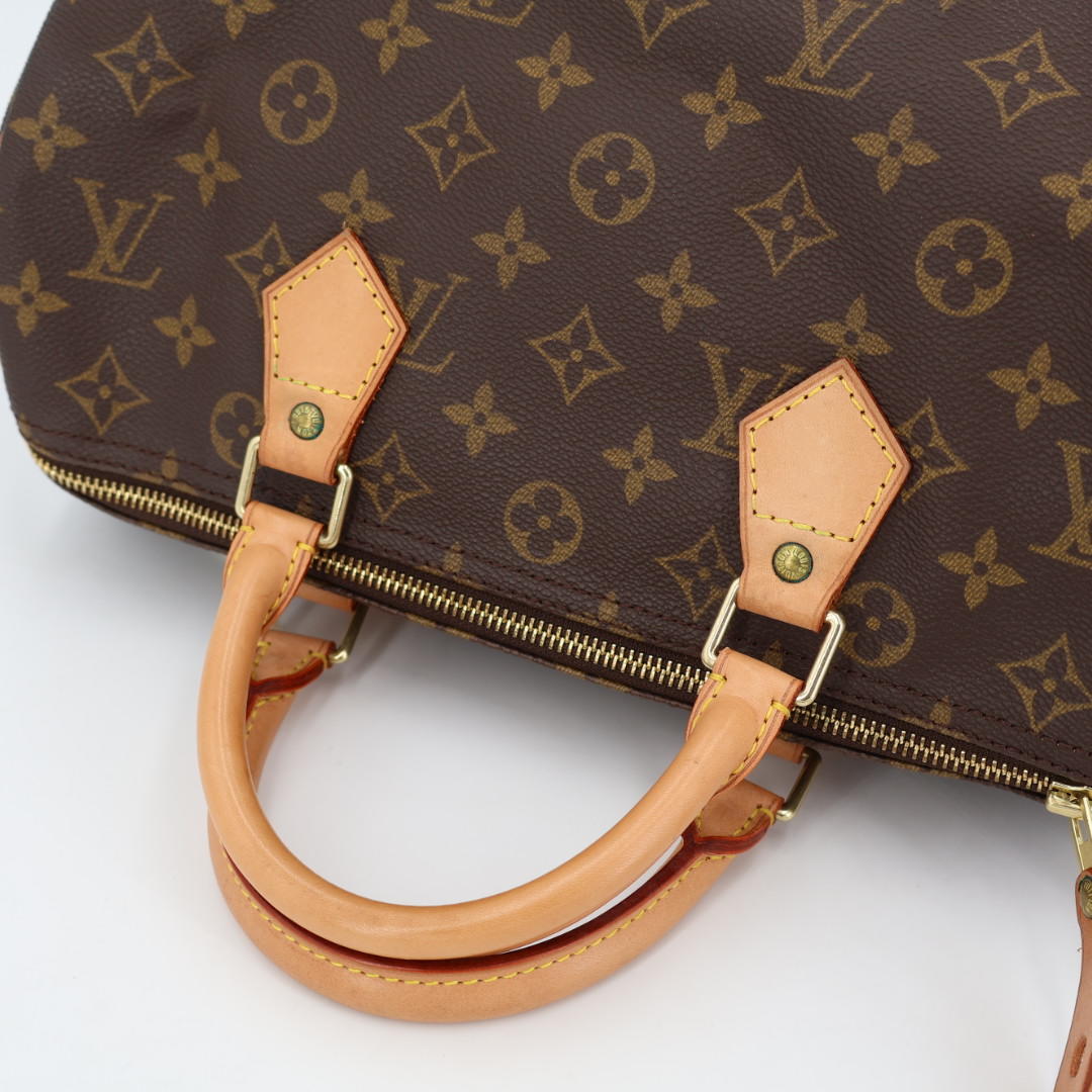 ルイ ヴィトン LOUIS VUITTON モノグラム スピーディ30 M41108 ハンドバッグ ブラウン