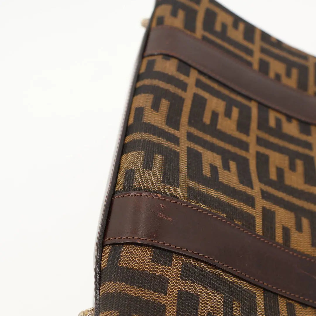 フェンディ FENDI ズッカ柄 ミニハンドバッグ