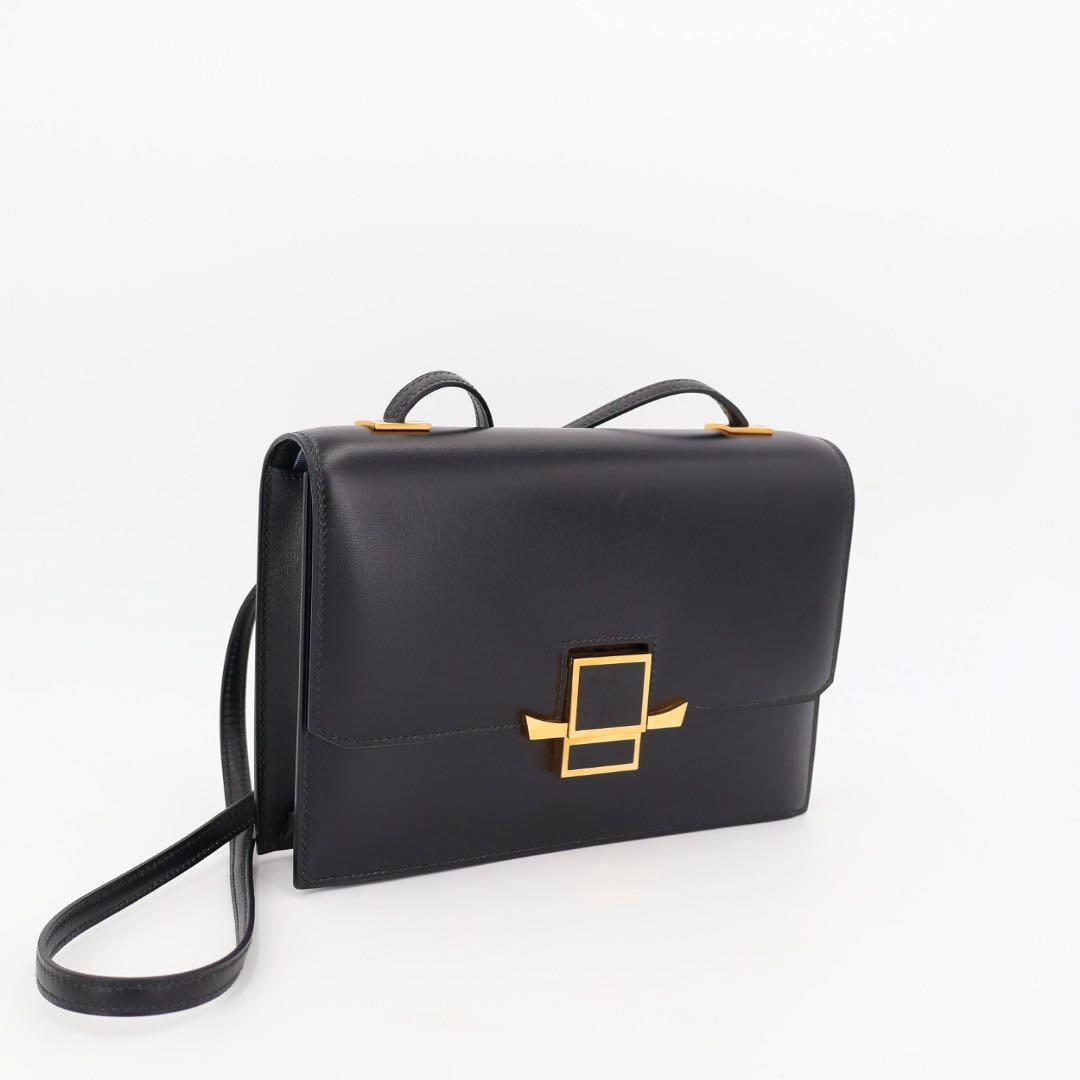 エルメス HERMES ヴィンテージ レザー ショルダーバッグ
