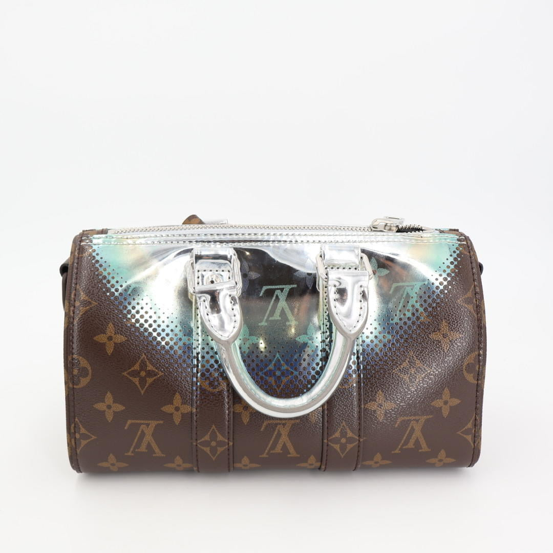 ヴィトン Louis Vuitton M23119 キーポル・バンドリエール25 モノグラム メタリック・ネビュラ 2WAYバッグ