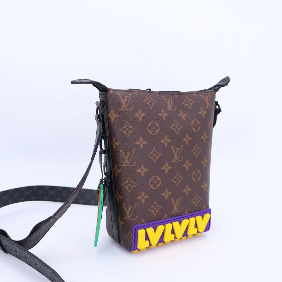 ルイヴィトン LOUIS VUITTON M57966 モノグラムxモノグラム･エクリプスxラバー クルーザー･メッセンジャー バッグ 美品