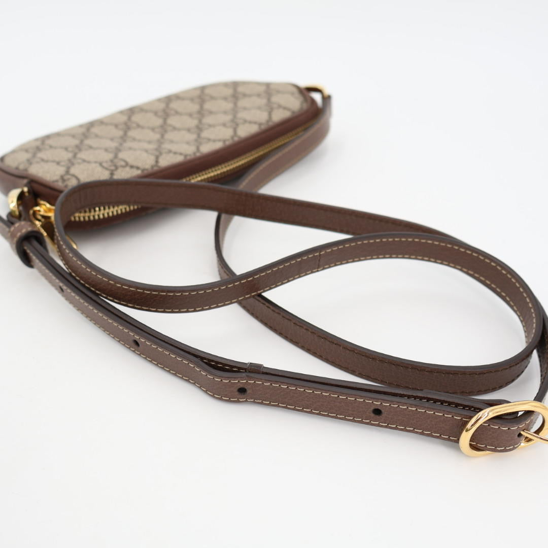 グッチ GUCCI 斜め掛け ショルダーバッグ レディース ブランド GUCCI オフィディア ショルダーバッグ 598664 ベージュ バッグ 美品