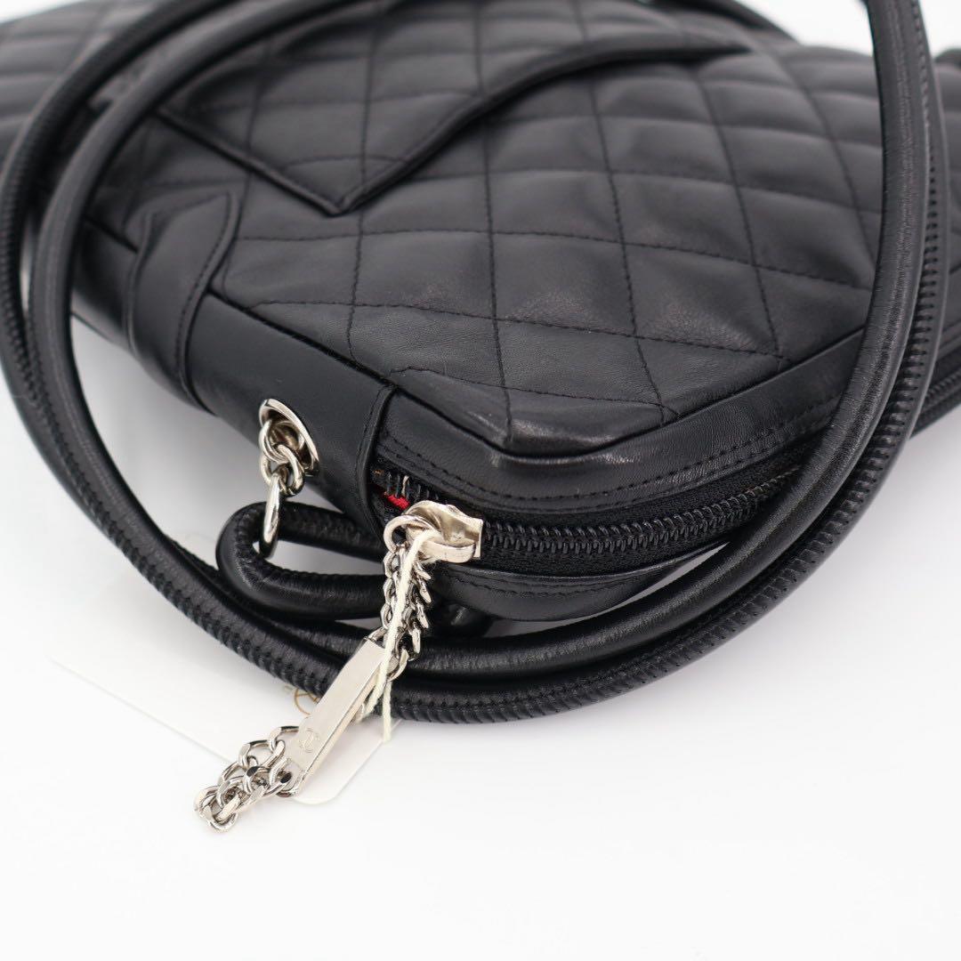 シャネル CHANEL カンボンライン スモールポシェットA 25177 レディース ショルダーバッグ