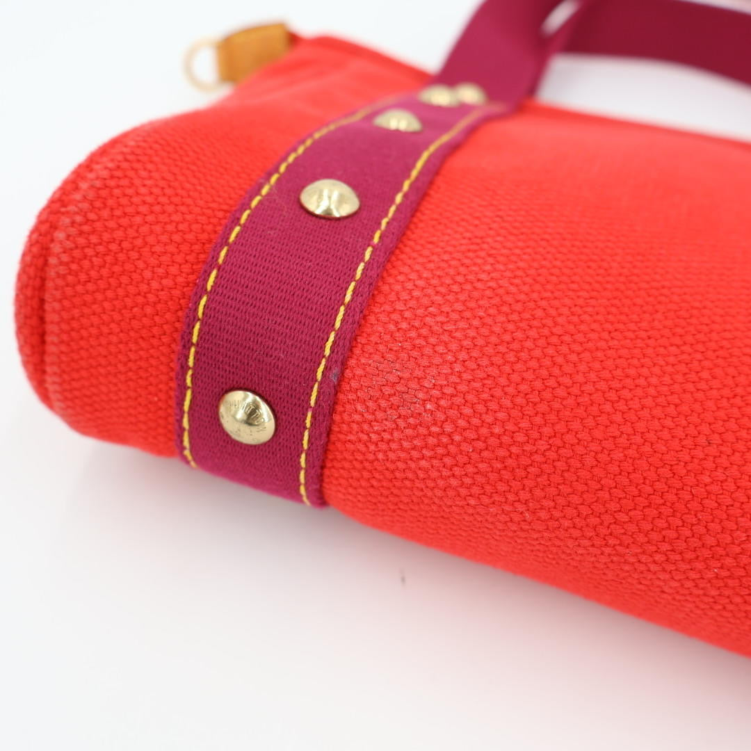 LOUIS VUITTON ルイ ヴィトン アンティグア カバPM ルージュ ハンドバッグ M40037