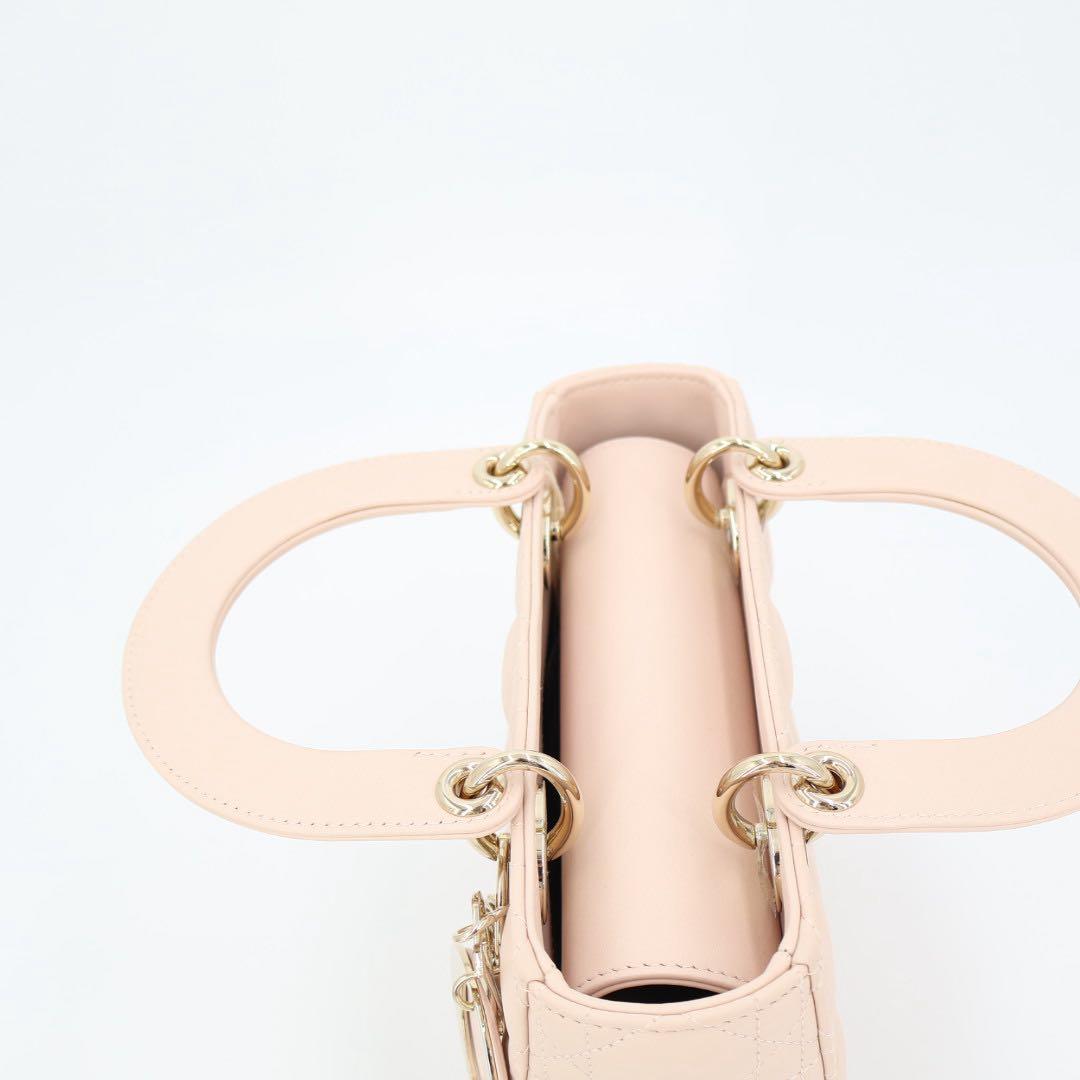 クリスチャンディオール Christian Dior カナージュ レディディオール ハンドバッグ 2WAY ショルダーバッグ 美品