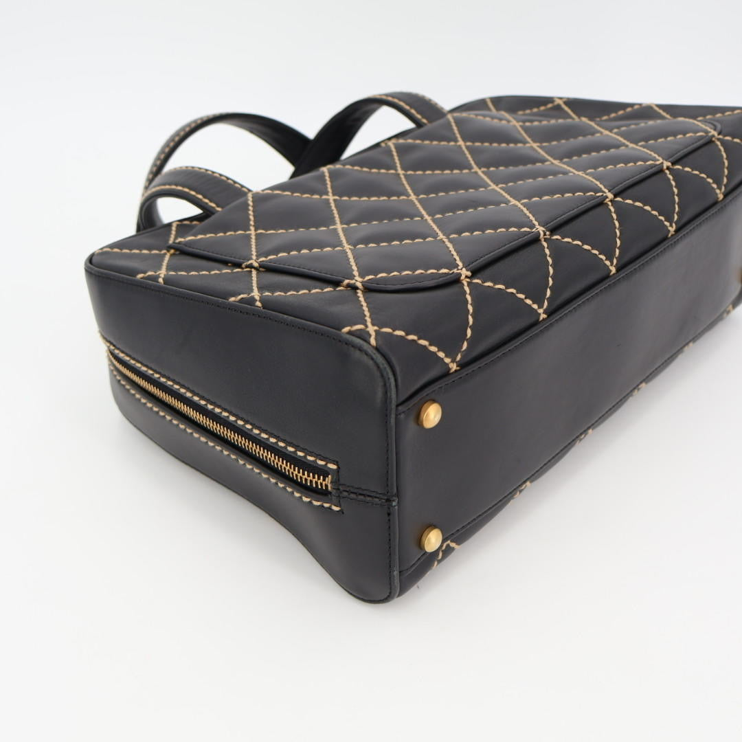 シャネル CHANEL ワイルドステッチ トートバッグ レディース
