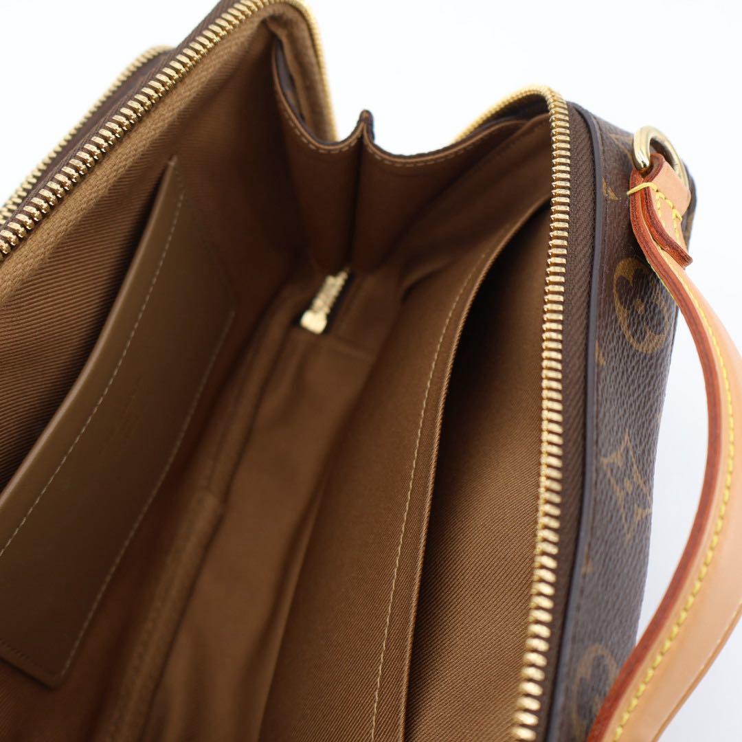 ルイ・ヴィトン LOUIS VUITTON ユーティリティ クロスボディ ショルダーバッグ バッグ PVCコーティングキャンバス レザー モノグラム ブラウン系 M80446